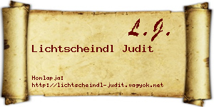 Lichtscheindl Judit névjegykártya